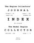 Thumbnail image of item number 1 in: '[Index to The Engine Collectors' Journal and The Model Engine Collector: 1960-2021]'.