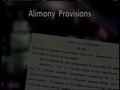 Primary view of [News Clip: Alimony]