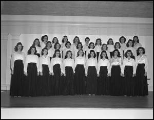 Primary view of object titled '[All Female Campus Choir, 1942]'.
