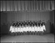 Photograph: [A Capella Choir on Stage, 1942]