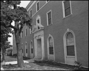 Primary view of object titled '[Crumley Hall's Exterior, May 1963 #1]'.
