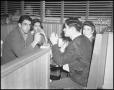 Primary view of [Four Students Eating at Dyche's Corner Restaurant, 1942]