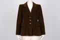 Primary view of Brown blazer with peplum