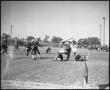 Thumbnail image of item number 1 in: 'North Texas State Teachers College vs. Commerce Football Game in Action, 1939]'.