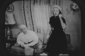 Primary view of object titled '["I Love Lucy" shown on a television, 10]'.
