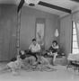 Photograph: [The Citron family sitting in a living room, 2]