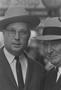 Photograph: [Close-up of two men in suits and hats, 5]