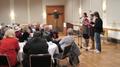 Primary view of [UNT Music Students Performing for Members of the Emeritus College at their Holiday Party]