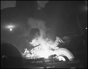 Primary view of object titled '[Students welding]'.