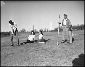 Primary view of object titled '[Student Golfers]'.
