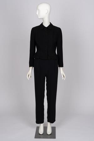 Primary view of object titled 'Black wool jacket'.