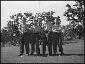 Primary view of object titled '[Men's Golf Team Group Photograph]'.