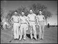 Thumbnail image of item number 1 in: '[North Texas State Golf Team Standing on Field]'.