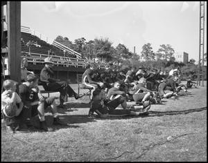 Primary view of object titled '[Austin football game]'.