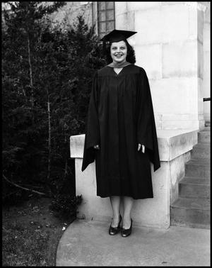 Primary view of object titled '[Photograph of Graduating Senior]'.