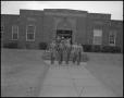 Thumbnail image of item number 1 in: '[Group leaving Robert E. Lee School]'.