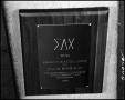 Thumbnail image of item number 1 in: '[Photograph of an award from Sigma Delta Chi]'.