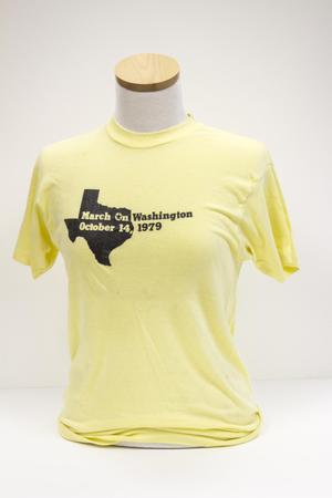 Primary view of object titled '[March on Washington T-Shirt (2)]'.
