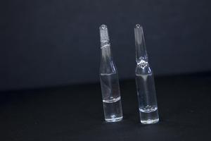 Primary view of object titled '[Vials of Compound Q]'.