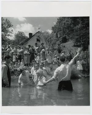 Primary view of object titled 'Baptising in Olde Towne Creek'.