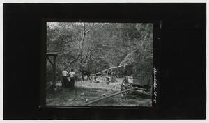 Primary view of object titled '[Young Boys Man the Sorghum Press]'.