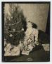 Primary view of [Douglas Clark with Christmas Tree]