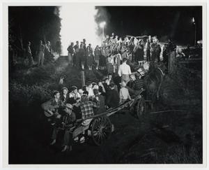 Primary view of object titled '[Arriving at the Stir-off]'.