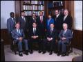 Thumbnail image of item number 1 in: '[Members of Administration, 1989]'.