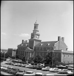Primary view of object titled '[Administration Building from the northwest]'.