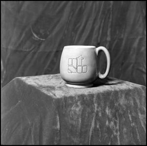 Primary view of object titled '[NTSU mug with logo]'.