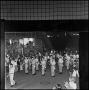 Photograph: [AFROTC Falcon Band in a parade, 1966]