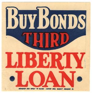 Primary view of object titled 'Buy bonds : Third Liberty Loan'.