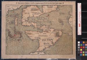 Primary view of object titled 'Die Neüwen Inseln so hinder Hispanien gegen Orient bey dem Landt Indie ligen'.