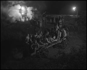 Primary view of object titled '[Wagon ride to the stir off(1)]'.