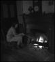 Thumbnail image of item number 1 in: '[Sitting by fire side]'.