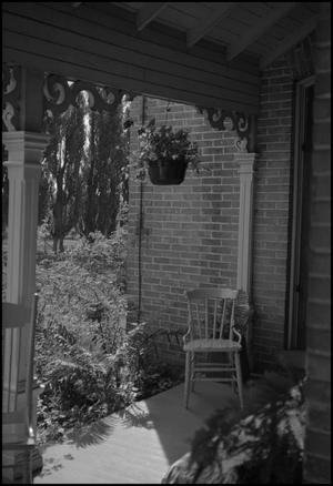 Primary view of object titled '[Front porch of house]'.