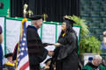 Photograph: [Mayborn student receiving degree]