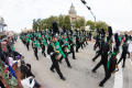 Thumbnail image of item number 1 in: '[Marching band from UNT Homecoming parade]'.