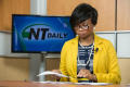 Primary view of [Photograph of NTTV reporter]