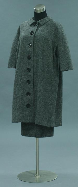 Primary view of object titled 'Ensemble - Coat Dress and Skirt'.