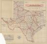 Map: National Highways preliminary map of the state of Texas: showing sixt…