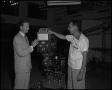 Photograph: [Frank Mills and Jimmy Turner working at WBAP-TV]