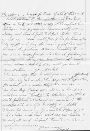 Primary view of object titled '[Letter to Doris Williams from her son Byrd IV, 2]'.