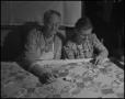Photograph: [Aunt Nora and Viola Treece quilting]