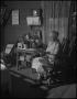 Primary view of [Aunt Nora Treece sewing]