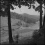 Photograph: [View overlooking a hill landscape, 3]