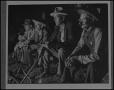 Photograph: [Four elderly men and a child watching]