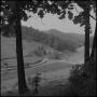 Photograph: [View overlooking a hill landscape, 2]