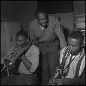 Primary view of object titled '[A. D. Whitfield, Bobby Smith and Rudy Love, 3]'.