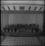 Photograph: [An orchestra posing on stage, 6]